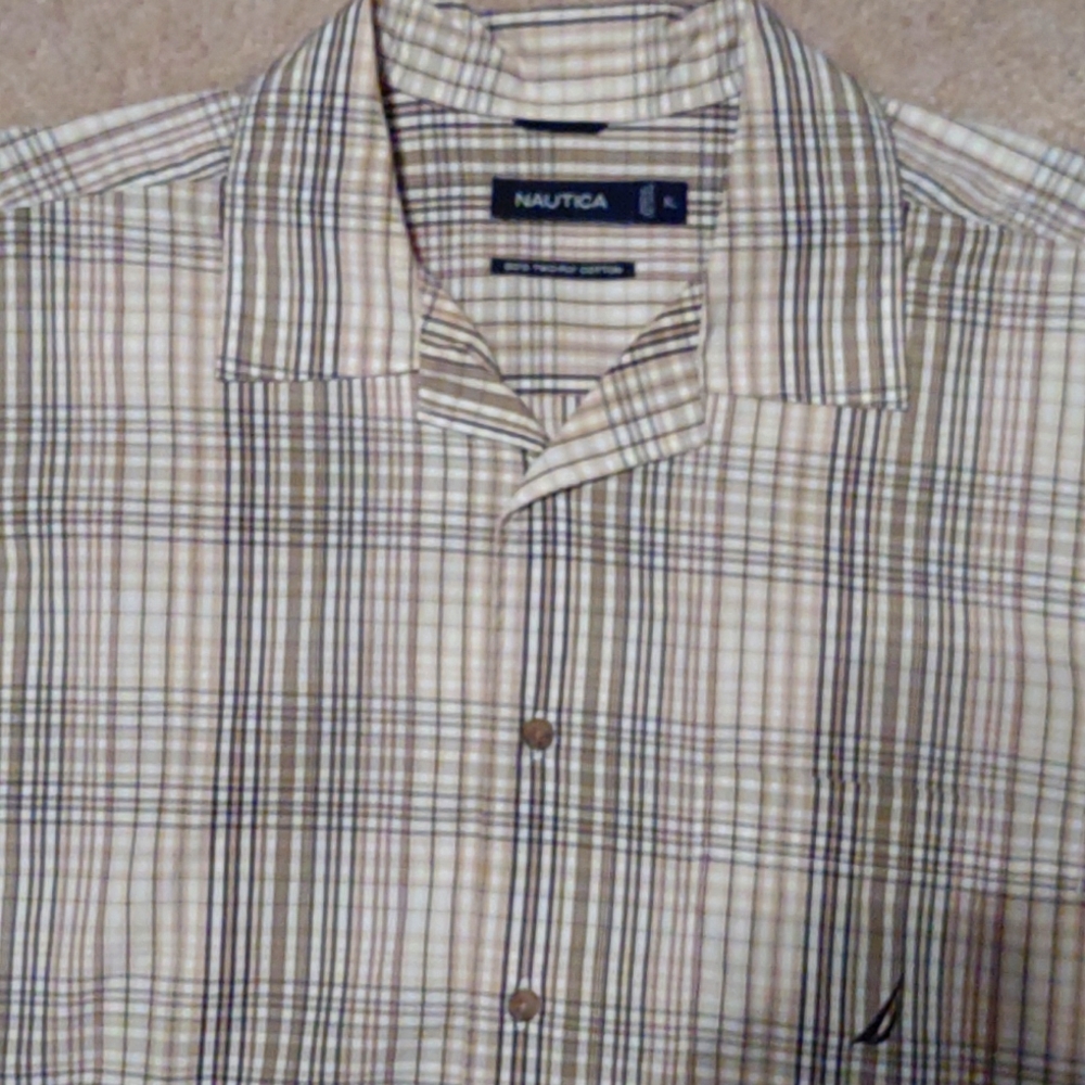 NAUTICA LS PLAID SHIRT